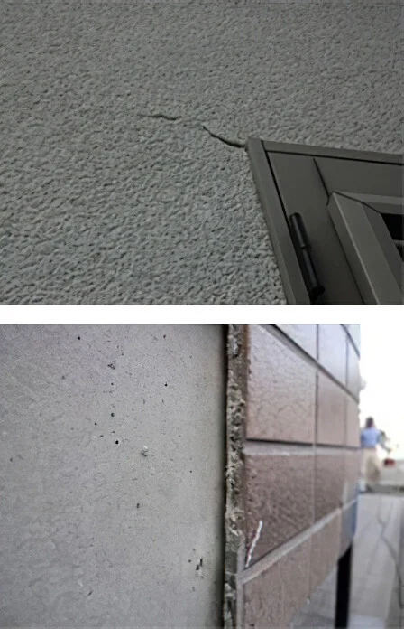 モルタル下地のひび割れ