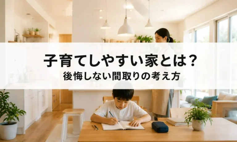 子育てしやすい家の間取りとは？家づくりで知っておきたい設計の考え方